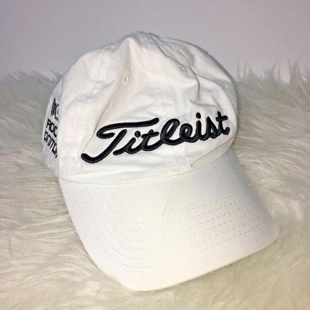 Titleist Golf Baseball Cap Adjustable White